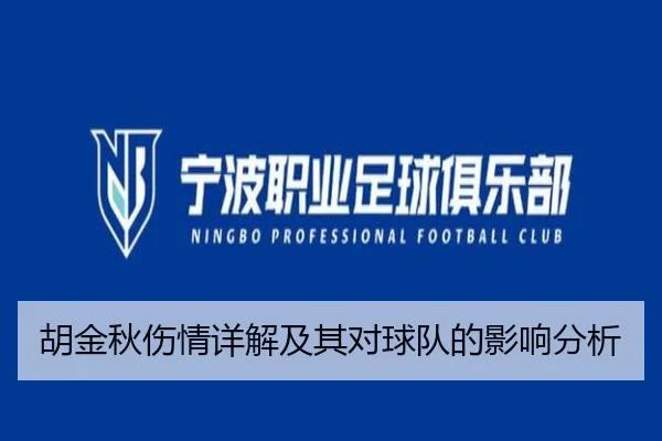胡金秋伤情详解及其对球队的影响分析